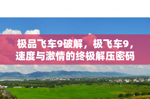 极品飞车9破解,极飞车9,速度与激情的终极解压密码 极品飞车9破解,极飞车9,速度与激情的终极解压密码