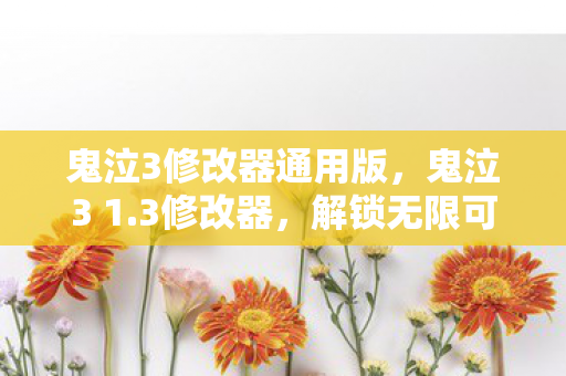 鬼泣3修改器通用版,鬼泣3 1.3修改器,解锁无限可能的经典游戏工具 鬼泣3修改器通用版,鬼泣3 1.3修改器,解锁无限可能的经典游戏工具