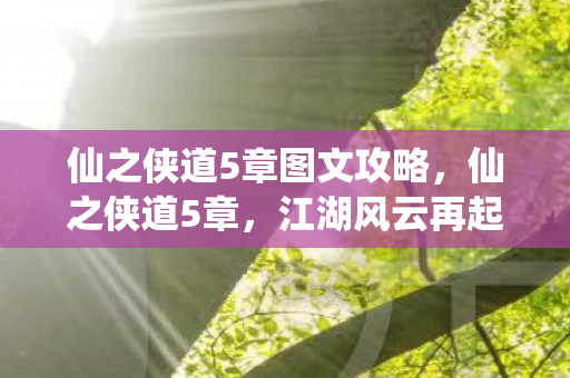 仙之侠道5章图文攻略，仙之侠道5章，江湖风云再起