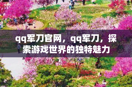 qq军刀官网，qq军刀，探索游戏世界的独特魅力