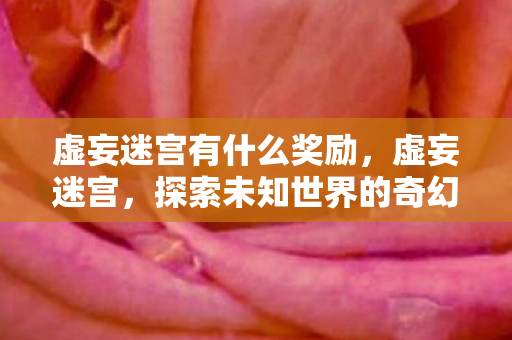 虚妄迷宫有什么奖励,虚妄迷宫,探索未知世界的奇幻之旅 虚妄迷宫有什么奖励,虚妄迷宫,探索未知世界的奇幻之旅