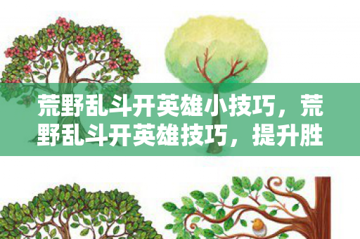 荒野乱斗开英雄小技巧,荒野乱斗开英雄技巧,提升胜率的策略与技巧 荒野乱斗开英雄小技巧,荒野乱斗开英雄技巧,提升胜率的策略与技巧