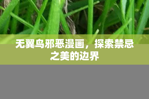 无翼鸟邪恶漫画,探索禁忌之美的边界 无翼鸟邪恶漫画,探索禁忌之美的边界