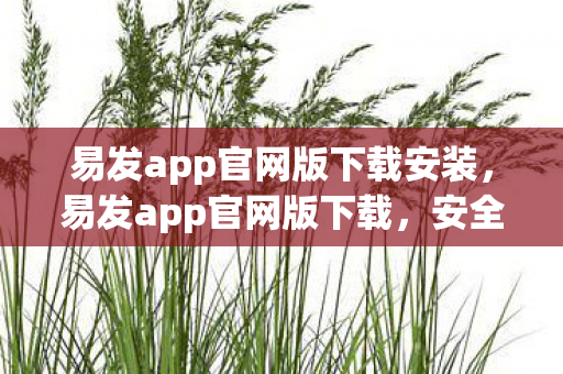 易发app官网版下载安装，易发app官网版下载，安全、便捷、高效的官方渠道