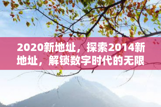 2020新地址,探索2014新地址,解锁数字时代的无限可能 2020新地址,探索2014新地址,解锁数字时代的无限可能