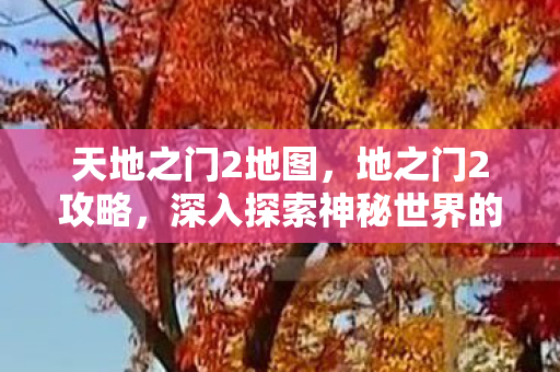 天地之门2地图，地之门2攻略，深入探索神秘世界的策略指南
