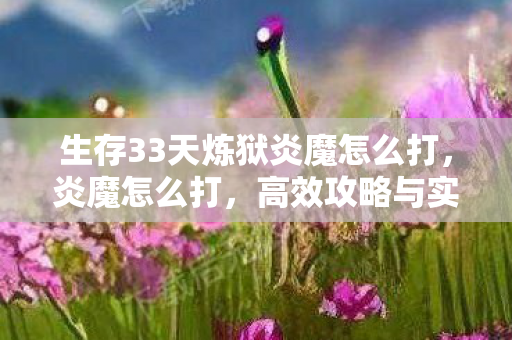 生存33天炼狱炎魔怎么打,炎魔怎么打,高效攻略与实战技巧 生存33天炼狱炎魔怎么打,炎魔怎么打,高效攻略与实战技巧