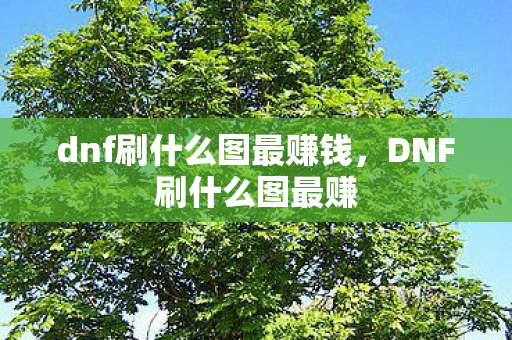 dnf刷什么图最赚钱,DNF刷什么图最赚 dnf刷什么图最赚钱,DNF刷什么图最赚