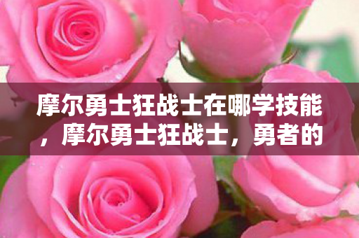摩尔勇士狂战士在哪学技能,摩尔勇士狂战士,勇者的战斗与成长 摩尔勇士狂战士在哪学技能,摩尔勇士狂战士,勇者的战斗与成长