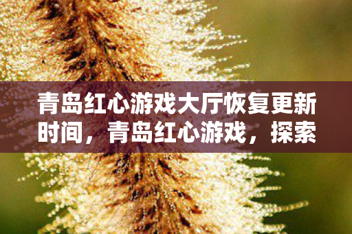 青岛红心游戏大厅恢复更新时间,青岛红心游戏,探索本土游戏文化的魅力 青岛红心游戏大厅恢复更新时间,青岛红心游戏,探索本土游戏文化的魅力