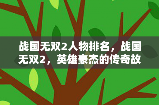 战国无双2人物排名,战国无双2,英雄豪杰的传奇故事 战国无双2人物排名,战国无双2,英雄豪杰的传奇故事