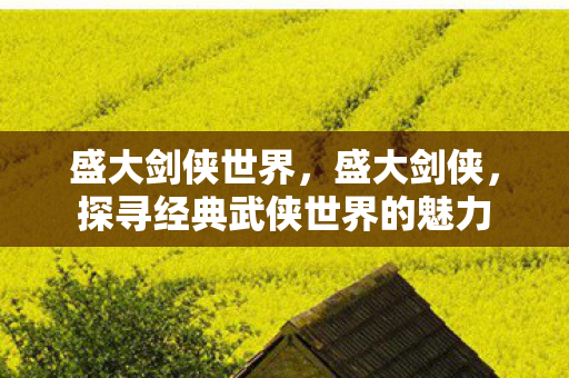 盛大剑侠世界,盛大剑侠,探寻经典武侠世界的魅力 盛大剑侠世界,盛大剑侠,探寻经典武侠世界的魅力