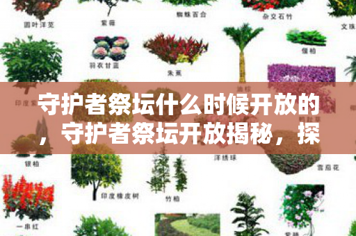 守护者祭坛什么时候开放的,守护者祭坛开放揭秘,探索未知世界的神秘时刻 守护者祭坛什么时候开放的,守护者祭坛开放揭秘,探索未知世界的神秘时刻