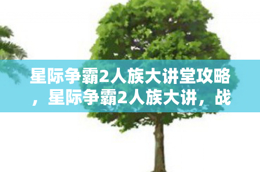 星际争霸2人族大讲堂攻略，星际争霸2人族大讲，战术、策略与兵种解析