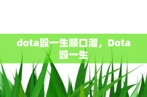 dota毁一生顺口溜,Dota毁一生 dota毁一生顺口溜,Dota毁一生