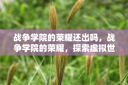 战争学院的荣耀还出吗,战争学院的荣耀,探索虚拟世界的无尽荣耀 战争学院的荣耀还出吗,战争学院的荣耀,探索虚拟世界的无尽荣耀