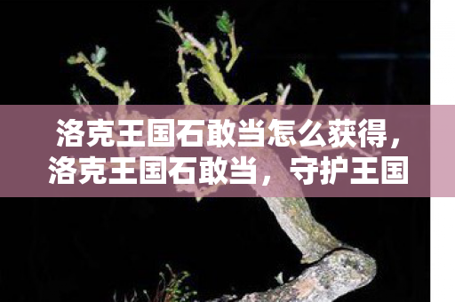 洛克王国石敢当怎么获得,洛克王国石敢当,守护王国的勇士 洛克王国石敢当怎么获得,洛克王国石敢当,守护王国的勇士