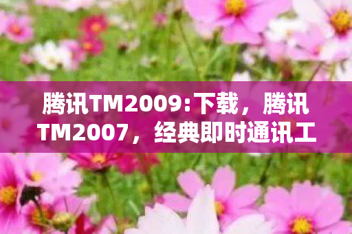 腾讯TM2009:下载,腾讯TM2007,经典即时通讯工具的辉煌与传承 腾讯TM2009:下载,腾讯TM2007,经典即时通讯工具的辉煌与传承