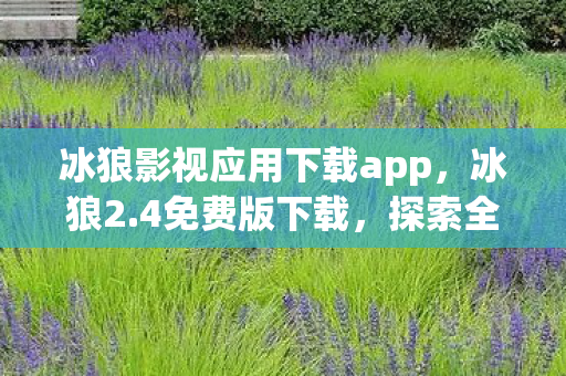 冰狼影视应用下载app,冰狼2.4免费版下载,探索全新游戏体验的绝佳选择 冰狼影视应用下载app,冰狼2.4免费版下载,探索全新游戏体验的绝佳选择