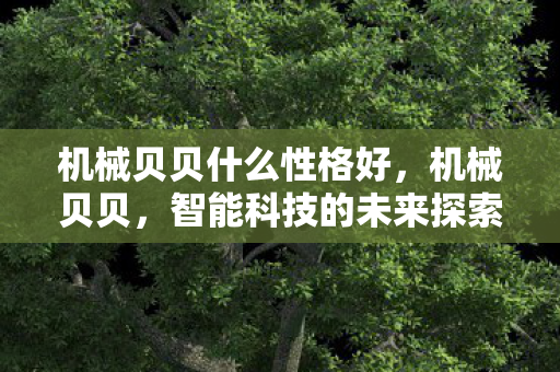 机械贝贝什么性格好,机械贝贝,智能科技的未来探索者 机械贝贝什么性格好,机械贝贝,智能科技的未来探索者