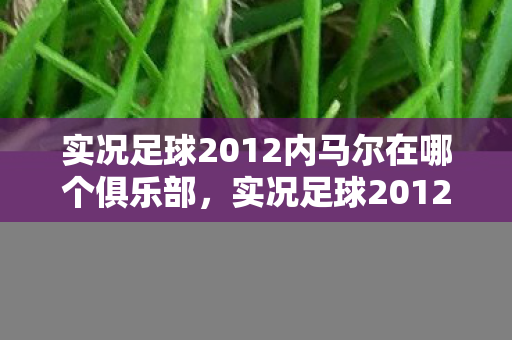 实况足球2012内马尔在哪个俱乐部,实况足球2012,内马尔的传奇之路 实况足球2012内马尔在哪个俱乐部,实况足球2012,内马尔的传奇之路