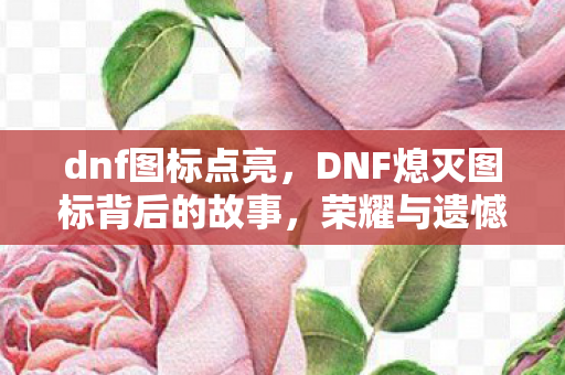 dnf图标点亮,DNF熄灭图标背后的故事,荣耀与遗憾的交织 dnf图标点亮,DNF熄灭图标背后的故事,荣耀与遗憾的交织