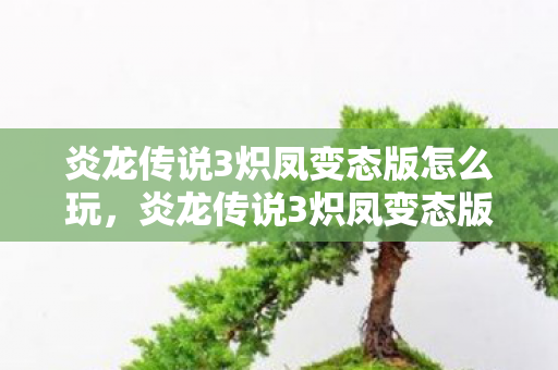 炎龙传说3炽凤变态版怎么玩,炎龙传说3炽凤变态版,解锁无限可能的冒险之旅 炎龙传说3炽凤变态版怎么玩,炎龙传说3炽凤变态版,解锁无限可能的冒险之旅