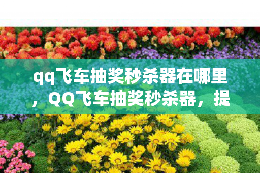 qq飞车抽奖秒杀器在哪里,QQ飞车抽奖秒杀器,提升游戏体验的利器 qq飞车抽奖秒杀器在哪里,QQ飞车抽奖秒杀器,提升游戏体验的利器