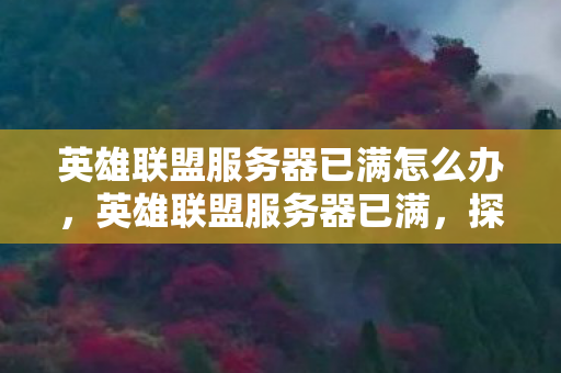 英雄联盟服务器已满怎么办,英雄联盟服务器已满,探索游戏火爆背后的原因与体验优化策略 英雄联盟服务器已满怎么办,英雄联盟服务器已满,探索游戏火爆背后的原因与体验优化策略