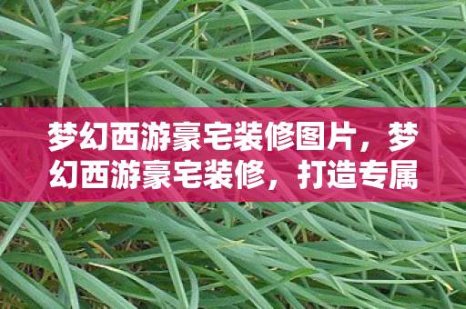 梦幻西游豪宅装修图片,梦幻西游豪宅装修,打造专属的西游世界 梦幻西游豪宅装修图片,梦幻西游豪宅装修,打造专属的西游世界