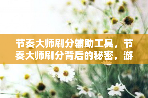节奏大师刷分辅助工具,节奏大师刷分背后的秘密,游戏乐趣与规则的平衡 节奏大师刷分辅助工具,节奏大师刷分背后的秘密,游戏乐趣与规则的平衡