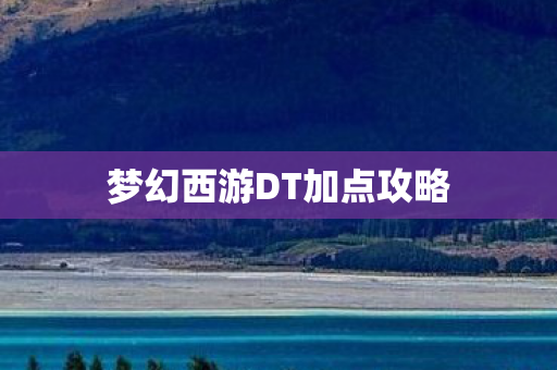 梦幻西游DT加点攻略 梦幻西游DT加点攻略
