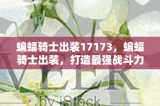 蝙蝠骑士出装17173,蝙蝠骑士出装,打造最强战斗力的关键 蝙蝠骑士出装17173,蝙蝠骑士出装,打造最强战斗力的关键