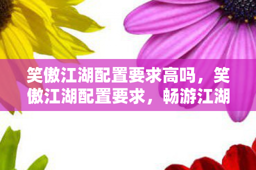 笑傲江湖配置要求高吗,笑傲江湖配置要求,畅游江湖的硬件与软件门槛 笑傲江湖配置要求高吗,笑傲江湖配置要求,畅游江湖的硬件与软件门槛