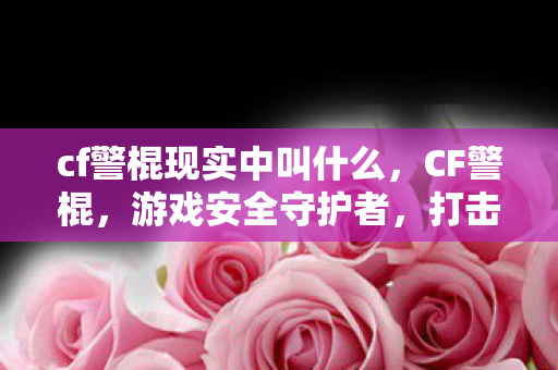 cf警棍现实中叫什么,CF警棍,游戏安全守护者,打击非法行为的利器 cf警棍现实中叫什么,CF警棍,游戏安全守护者,打击非法行为的利器