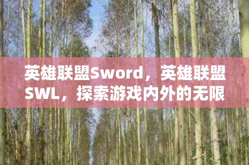 英雄联盟Sword,英雄联盟SWL,探索游戏内外的无限可能 英雄联盟Sword,英雄联盟SWL,探索游戏内外的无限可能