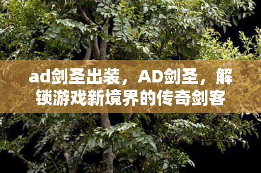 ad剑圣出装,AD剑圣,解锁游戏新境界的传奇剑客 ad剑圣出装,AD剑圣,解锁游戏新境界的传奇剑客