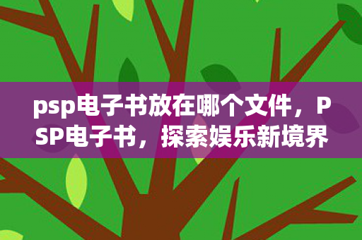 psp电子书放在哪个文件,PSP电子书,探索娱乐新境界 psp电子书放在哪个文件,PSP电子书,探索娱乐新境界
