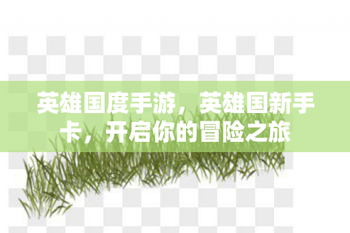 英雄国度手游，英雄国新手卡，开启你的冒险之旅