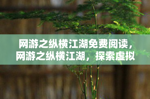 网游之纵横江湖免费阅读,网游之纵横江湖,探索虚拟世界的无限可能 网游之纵横江湖免费阅读,网游之纵横江湖,探索虚拟世界的无限可能