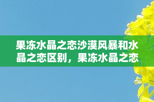 果冻水晶之恋沙漠风暴和水晶之恋区别，果冻水晶之恋，探索梦幻世界的浪漫之旅