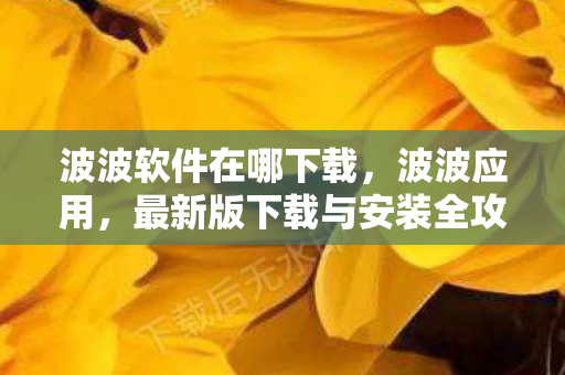 波波软件在哪下载，波波应用，最新版下载与安装全攻略