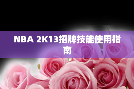 NBA 2K13招牌技能使用指南 NBA 2K13招牌技能使用指南