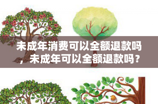 未成年消费可以全额退款吗,未成年可以全额退款吗? 未成年消费可以全额退款吗,未成年可以全额退款吗?