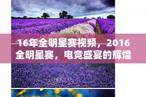 16年全明星赛视频,2016全明星赛,电竞盛宴的辉煌与荣耀 16年全明星赛视频,2016全明星赛,电竞盛宴的辉煌与荣耀