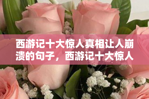 西游记十大惊人真相让人崩溃的句子,西游记十大惊人真相让人崩溃 西游记十大惊人真相让人崩溃的句子,西游记十大惊人真相让人崩溃