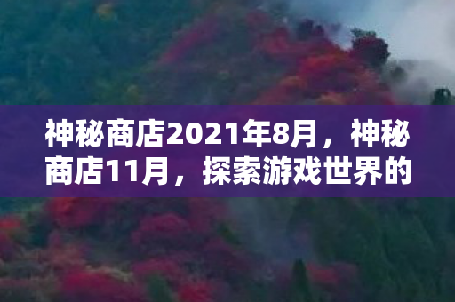 神秘商店2021年8月,神秘商店11月,探索游戏世界的奇妙之旅 神秘商店2021年8月,神秘商店11月,探索游戏世界的奇妙之旅