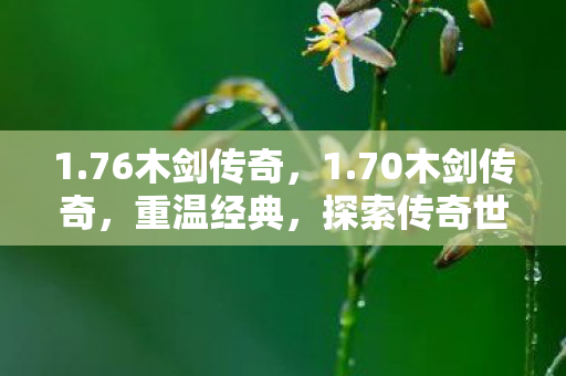1.76木剑传奇,1.70木剑传奇,重温经典,探索传奇世界的魅力 1.76木剑传奇,1.70木剑传奇,重温经典,探索传奇世界的魅力