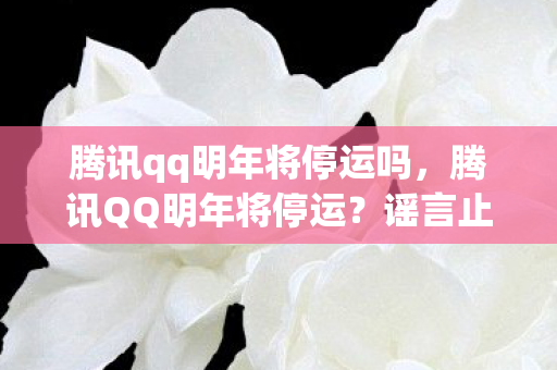 腾讯qq明年将停运吗,腾讯QQ明年将停运?谣言止于智者,真相在此 腾讯qq明年将停运吗,腾讯QQ明年将停运?谣言止于智者,真相在此