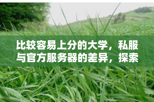 比较容易上分的大学,私服与官方服务器的差异,探索游戏世界的不同维度 比较容易上分的大学,私服与官方服务器的差异,探索游戏世界的不同维度